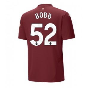 Manchester City Oscar Bobb #52 Alternativní Dres 2024-25 Krátký Rukáv